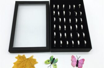36 Holes Jewelry Ring Display Organizer Case Tray Holder Earring  Storage Box