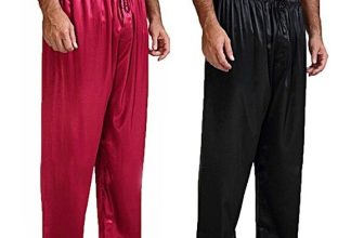 Mens Silk Satin Pajamas Pyjamas Pants Sleep Bottoms Nightwear Sleepwear