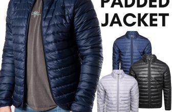 Mens Light Padded Jacket Pac a Mac Soulstar Showerproof Plain Puffer Coat UK