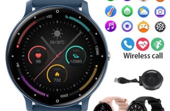 Large Screen Bluetooth Talking Smart Watch Multi-function Voice Assistant Black