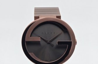 Gucci G Interlocking XL YA133211 Men’s Brown Dial PVD Watch NEW ⌚