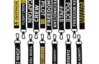 Custom Key Chain Keyring Luggage Personalised Name Text Tag Zipper Pull Bag