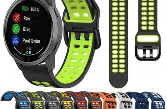 For Garmin Vivoactive 4 / Venu 2 Strap Silicone Fitness Wrist Watch Band