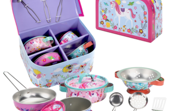 SOKA UNICORN Kids Kitchen Set Toy Pots and Pans Set Toy Kitchen Accessories