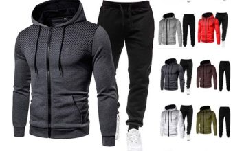 Mens Hoodies Tracksuit Sets Sweatshirt Pants Bottoms Sport Set Jogging Suit 2Pcs