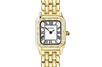 Sekonda Classic Stone Set Monica Gold Watch RRP £64.99 Model 40642.205