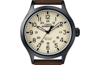 Timex Mens Expedition Scout Brown Watch RRP £69.99. New and Boxed.