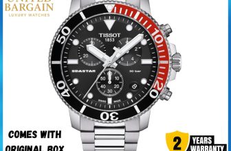 New TISSOT Seastar 1000 T120.417.11.051.01 Two Tone Black Dial Chrono Mens Watch