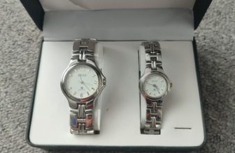 Watch Set ROJAS Silver Tone ‘His and Hers’ Watch Set In Presentation Box