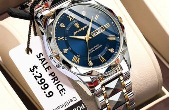 Men’s Quartz Watches Luminous Date Stainless Steel Wristwatches 3 ATM Waterproof