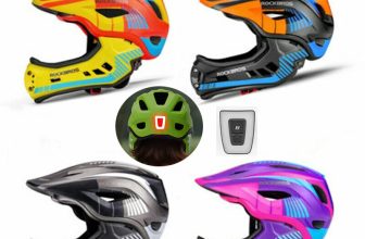 ROCKBROS Child Helmet Full Covered Bike Helmet EPS Safety Cap Detachable Kid