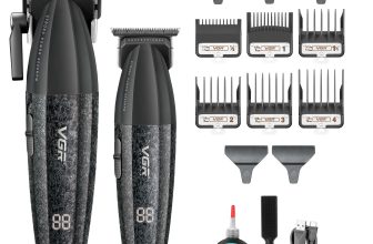 VGR Professional Barber Cordless Hair Clippers Men Set Beard Hair Trimmer Kit