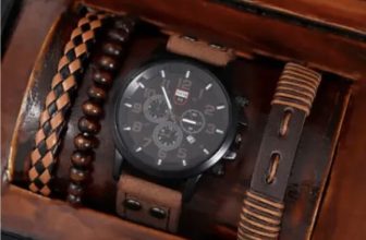 ✅4PCS Set Fashion Mens Sports Bracelet Watches For Men Military Quartz Wrist ✅