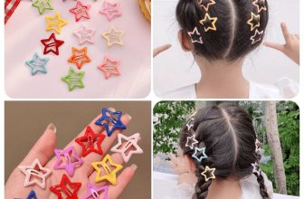 Star Shaped Cute Hair Clips Pins For Kids Girls Mixed Color Mini Hairpins Claws