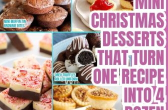 19 Mini Christmas Desserts That Turn One Recipe Into 4 Dozen