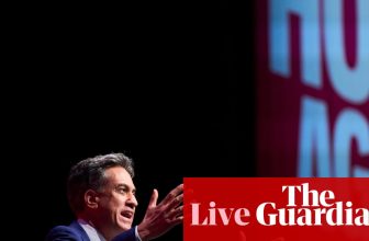 Miliband says Britain must play its part in ‘rebuilding’ world order – UK politics live | Politics