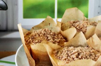 Banana Apple Coffee Cake Muffins