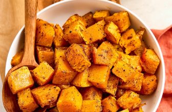 Easy Roasted Butternut Squash | 4 Simple Ingredients!