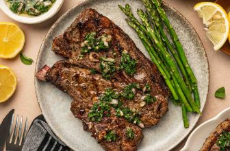 Grilled Lamb Shoulder Chops with Chimichurri