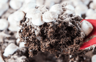 Hot Chocolate Dump Cake