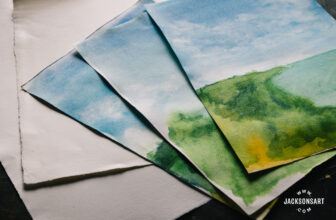 How to Flatten a Cockled Watercolour Painting