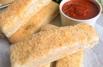 Quick & Easy Homemade Breadsticks with Parmesan