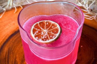 Smoked Prickly Pear Sour Cocktail Recipe (Vodka and Mezcal)