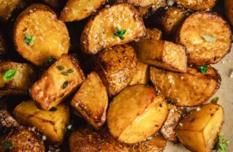 Roast Potatoes with Maple Miso Butter