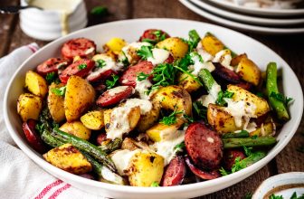 Sausage, Potato & Green Bean Skillet