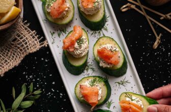 Smoked Salmon Cucumber Bites – Girl Carnivore