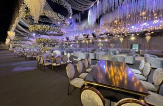 Fully decorated wedding venues Lahore
