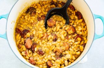 White Beans with Andouille Sausage