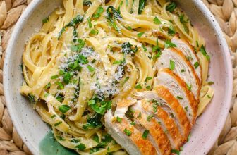 Chicken Garlic Parmesan Pasta | Living Lou