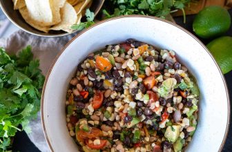 Grilled Cowboy Caviar Recipe with Charred Corn