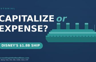 | How does Disney account for the cost of its new $1.8 billion Disney Adventure cruise ship?Accounting in the Headlines