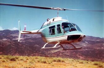 old BELL 206 DATA PLATE