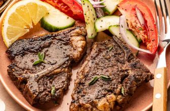 Greek Pan-Seared Lamb Loin Chops