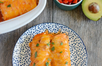 Healthy Chicken Enchiladas