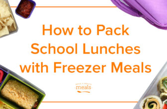 How to Pack School Lunches with Freezer Meals