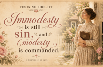 Immodesty is still sin and modesty is still commanded – Feminine Fidelity