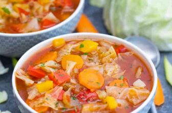 Instant Pot Cabbage Soup – Vegan and Gluten-Free