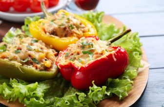 Beans-and-Greens-Stuffed Peppers |