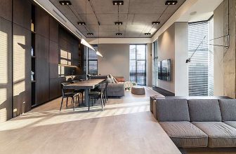 A Restrained Palette Gives this Dnipro Apartment a Bold Architectural Character