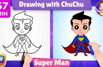 How to Draw Superheroes for Kids | Superman, Spider-Man & Super Girl | 57 Min | ChuChu TV