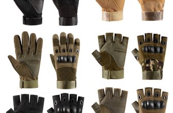 1pair Gloves Rubber Knuckle Motorcycle Full Finger Gloves Combat Tactical