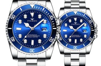 Classic Men & Women Stainless Steel Watch Business Calendar Quartz Wrist Watch