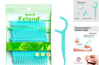 Compact Mint Flavored Dental Floss Picks 100 Pcs – Safe for Kids’ Dental Care