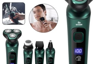 4 In 1 Mens Electric Shaver Razor Wet/Dry Rechargeable Rotary Cordless Charging