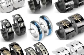 New Mens HUGGIE Hoop Hinge Earring Single or Pair Earrings Pierced Ears Earing