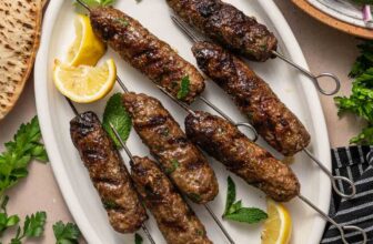 Grilled Lamb Kofta Recipe (No Gamey Flavor, Stays on the Skewer)